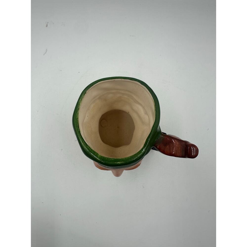 Vintage Shoemaker Cobbler Large Toby Mug Glazed Hand Painted Ceramic - Picture 3 of 6